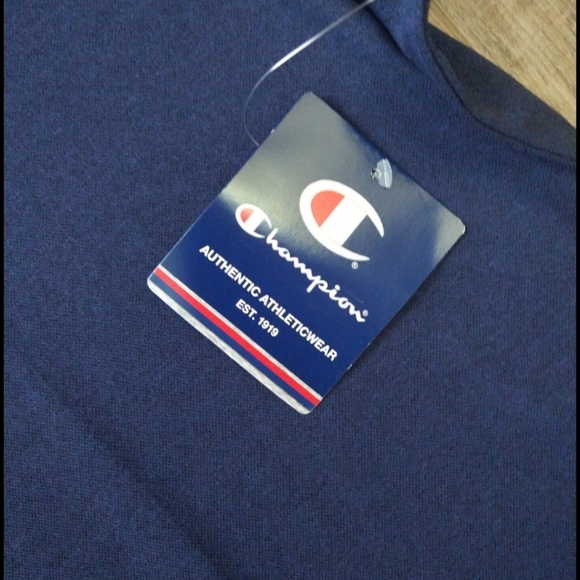 XXL 2XL Georgetown Hoyas Champion Polo Shirt Coaches Tee Navy Blue Basketball - Picture 4 of 6